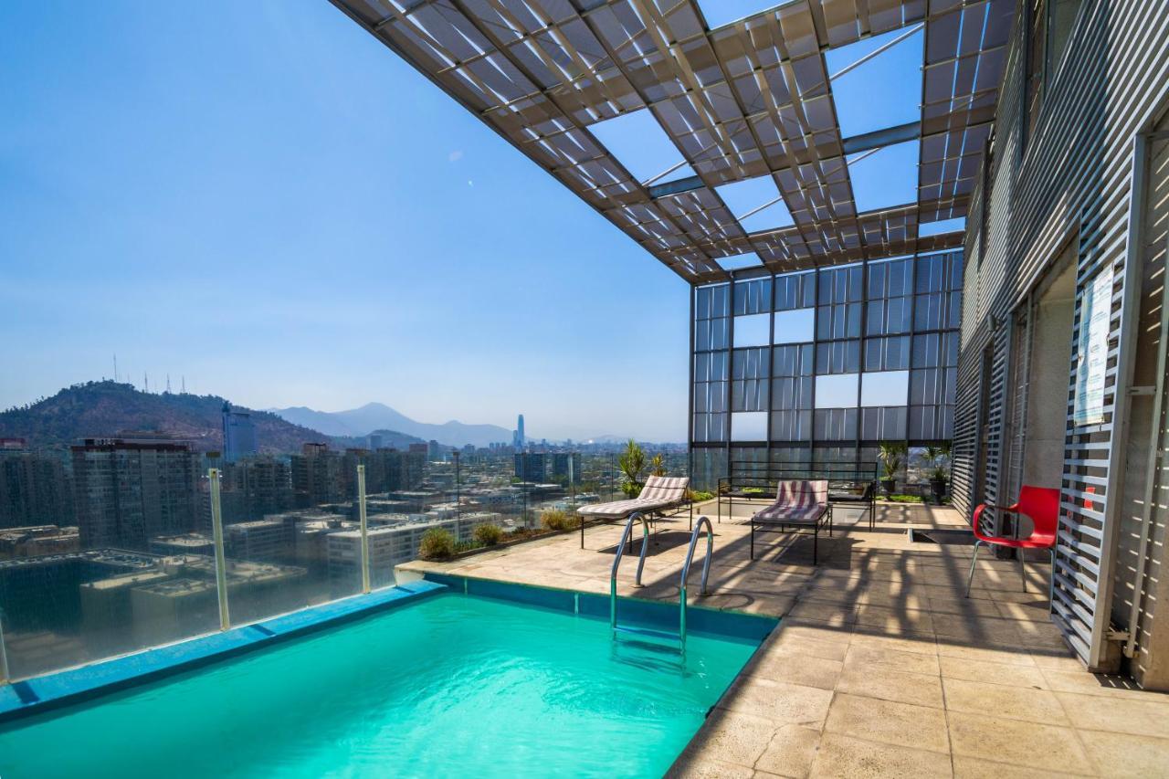 Tribeca Twin Room - Studio With Pool, Wifi, Ac Santiago de Chile Exterior foto