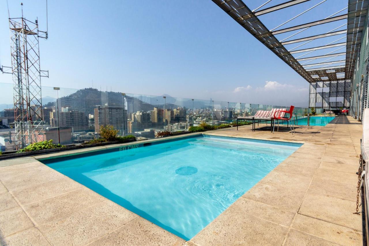 Tribeca Twin Room - Studio With Pool, Wifi, Ac Santiago de Chile Exterior foto