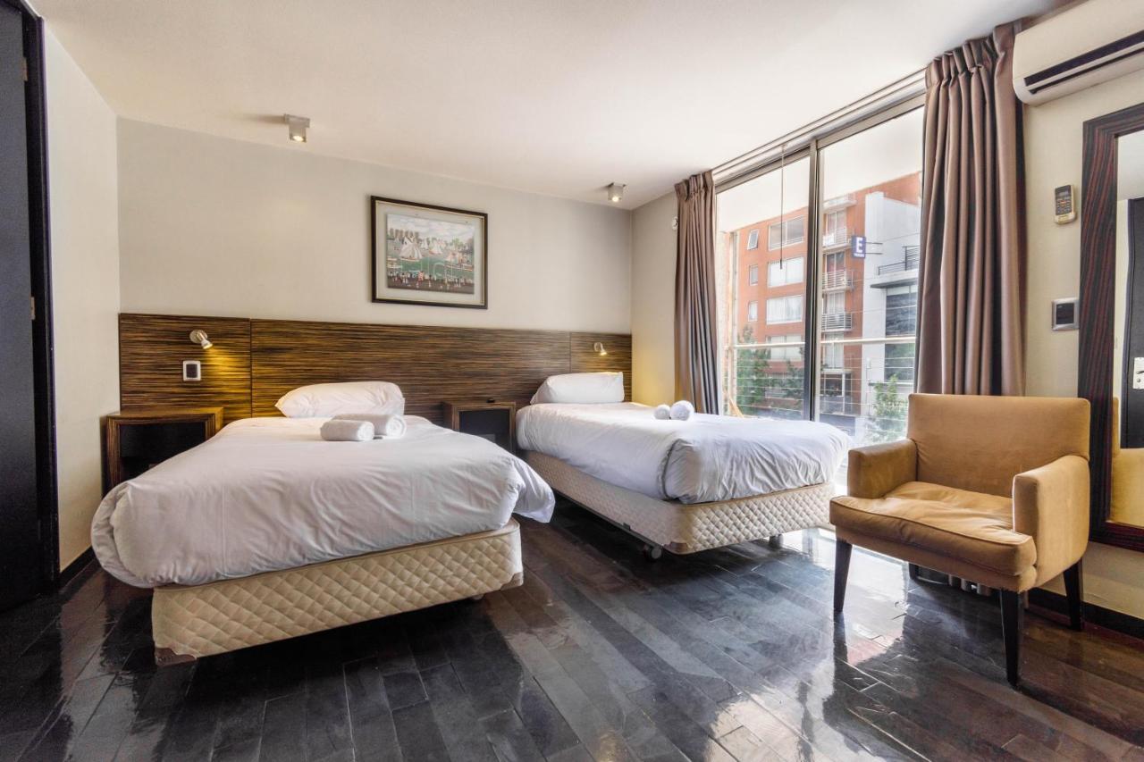 Tribeca Twin Room - Studio With Pool, Wifi, Ac Santiago de Chile Exterior foto